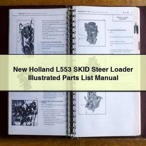 NEW Holland L553 SKID STEER Loader ILLUSTRATED Parts List Manual PDF Download