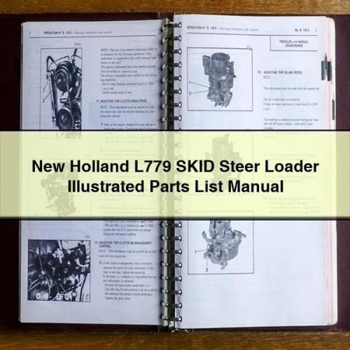 NEW Holland L779 SKID STEER Loader ILLUSTRATED Parts List Manual PDF Download