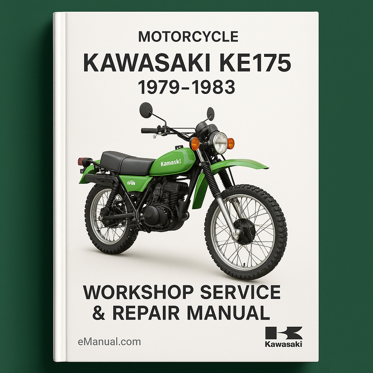 Manual de servicio y reparación del taller Kawasaki KE175 1979-1983
