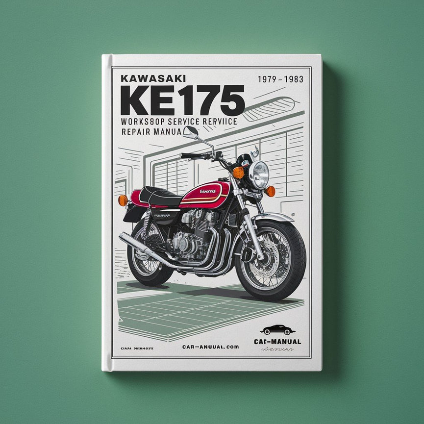 Kawasaki KE175 1979-1983 Werkstatt-Service-Reparaturhandbuch