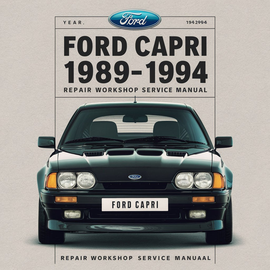 Manual de servicio y reparación del taller Ford CAPRI 1989-1994