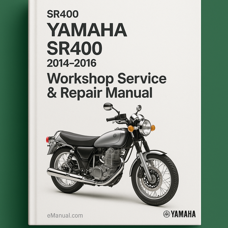 Yamaha SR400 SR-400 BIKE 2014-2016 Werkstatt-Service-Reparaturhandbuch