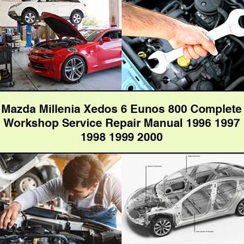 Manual de reparación y servicio de taller completo Mazda Millenia Xedos 6 Eunos 800 1996 1997 1998 1999 2000