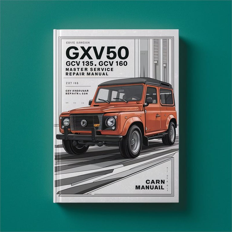 Honda GXV Series GXV50 GCV 135 160 Engines Master Service Repair Workshop Manual PDF