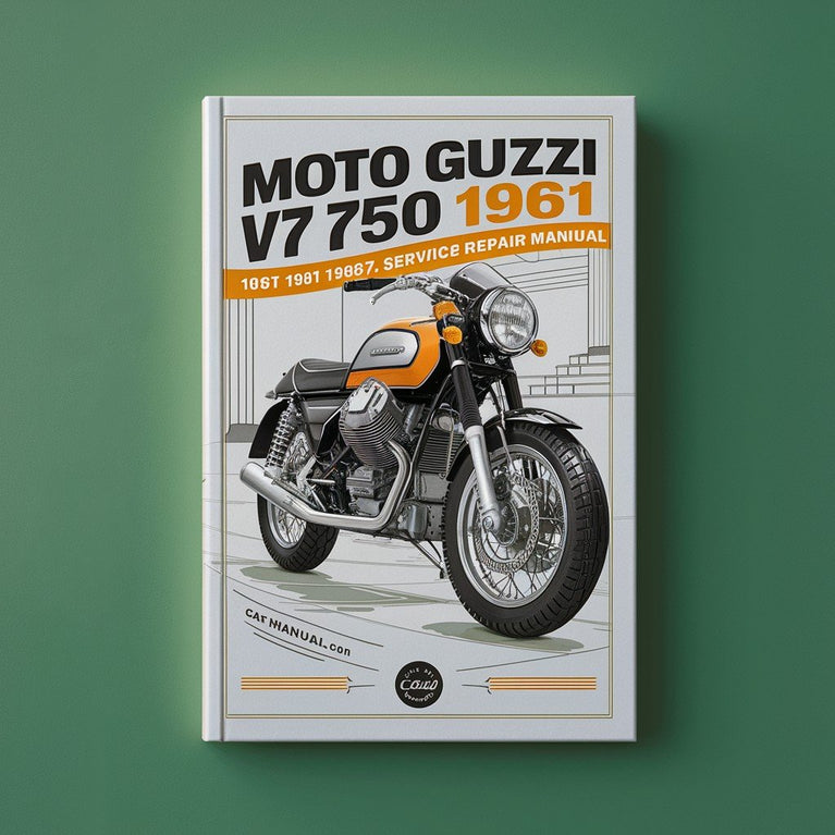 Moto Guzzi V7 750 1967 1968 1969 1970 1971 Service-Reparaturhandbuch