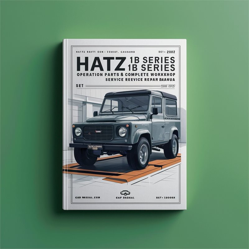 Hatz 1B Series 1b20 1b27 1b30 1b40 1b50 (3 Set) Operation Parts Set Service Repair Workshop Manual PDF
