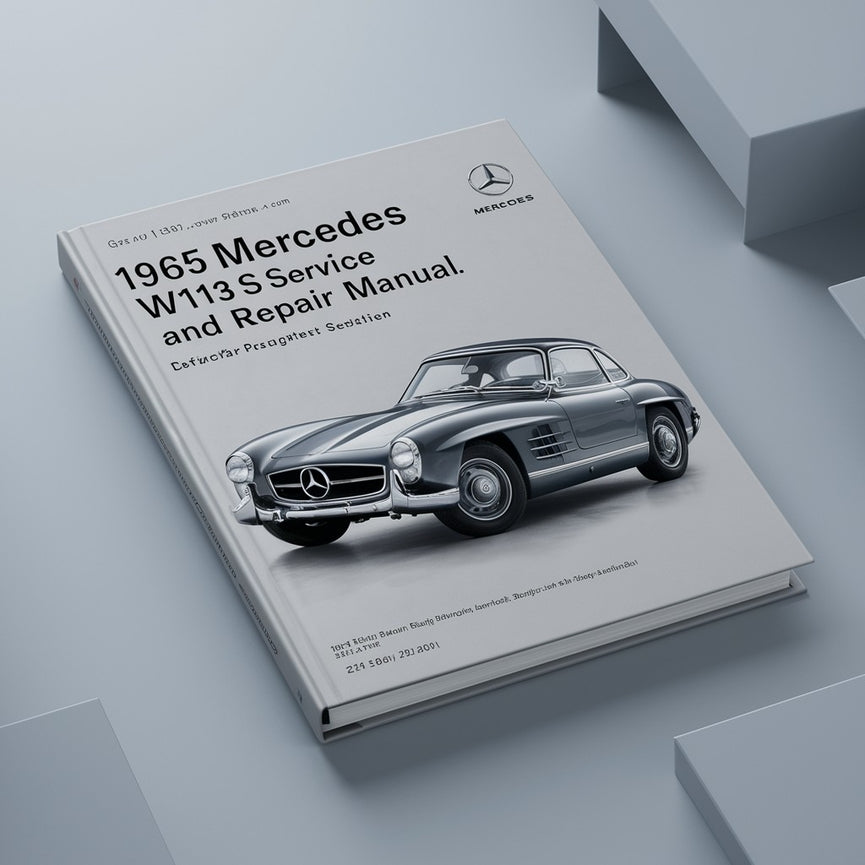 1965 Mercedes W113 SL Service and Repair Manual