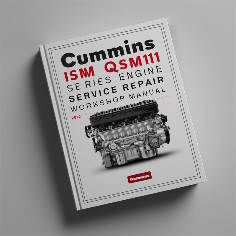 Cummins QS Series ISM QSM11 Engine Service Repair Workshop Manual PDF