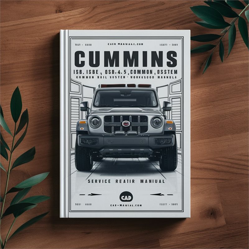Cummins ISB / Isbe QSB Series Isbe4 Qsb4.5 Qsb5.9 Qsb6.7 Engines Common Rail Fuel System Service Repair Workshop Manual PDF