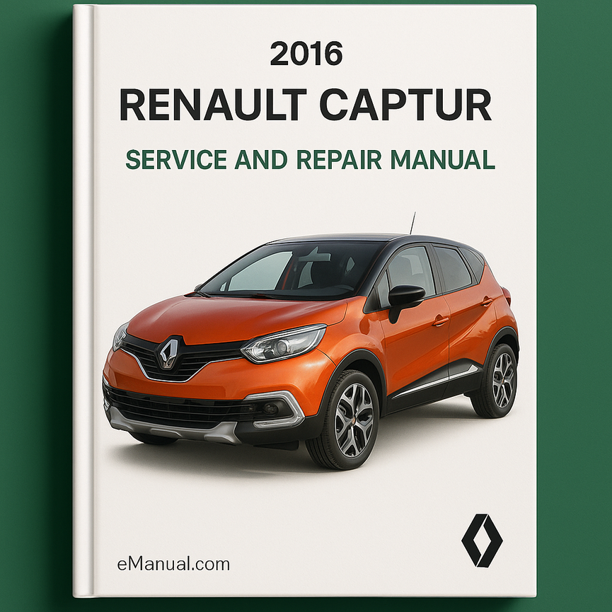 2016 Renault Captur Service and Repair Manual
