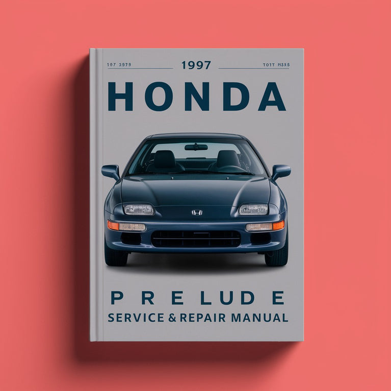 Manual de servicio y reparación del Honda Prelude 1997