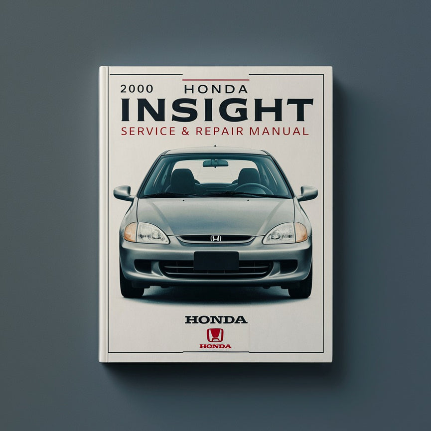 Manual de servicio y reparación del Honda Insight 2000