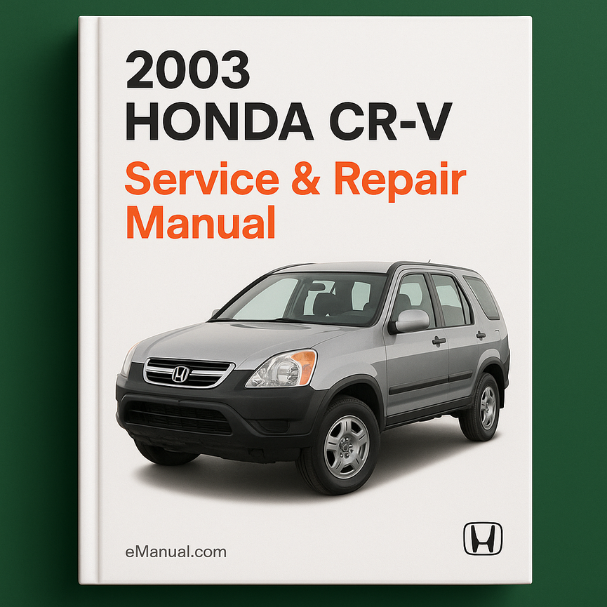 Manual de servicio y reparación del Honda CR-V 2003