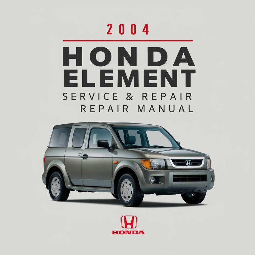 Manual de servicio y reparación de Honda Element 2004