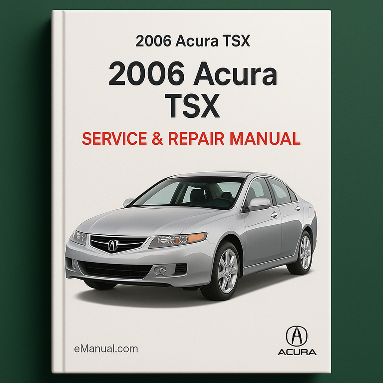 2006 Acura TSX Service & Repair Manual