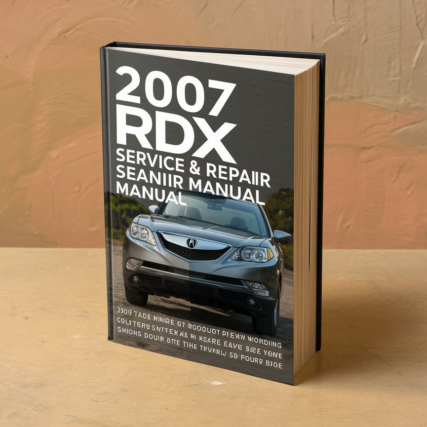 Manual de servicio y reparación del Acura RDX 2007