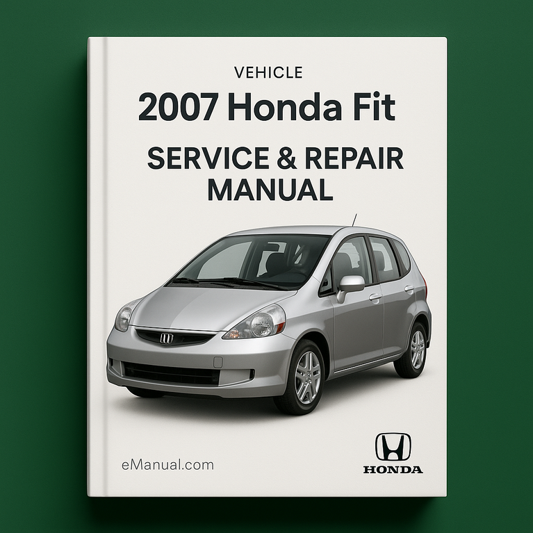 Manual de servicio y reparación del Honda Fit 2007