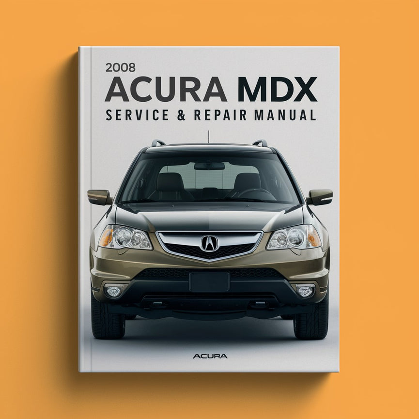 Manual de servicio y reparación del Acura MDX 2008