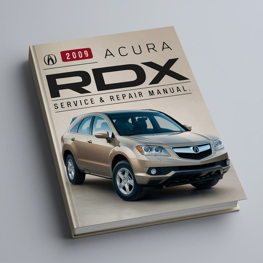 Manual de servicio y reparación del Acura RDX 2009