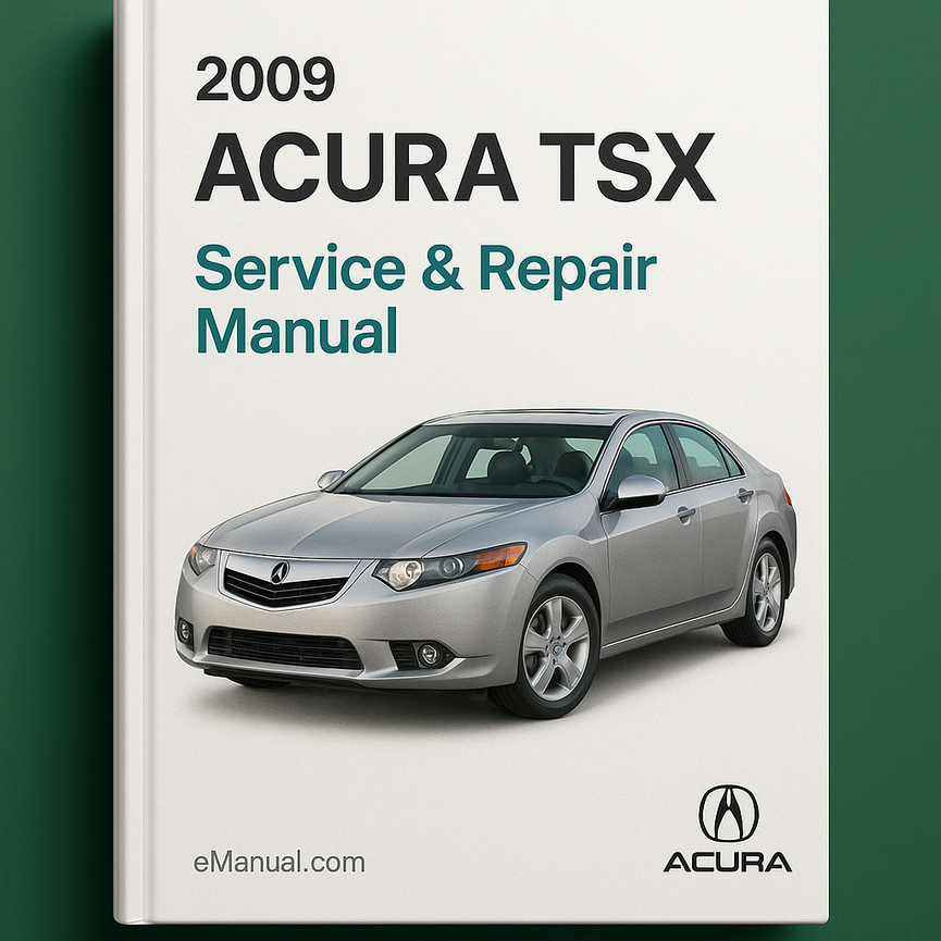 2009 Acura TSX Service & Repair Manual