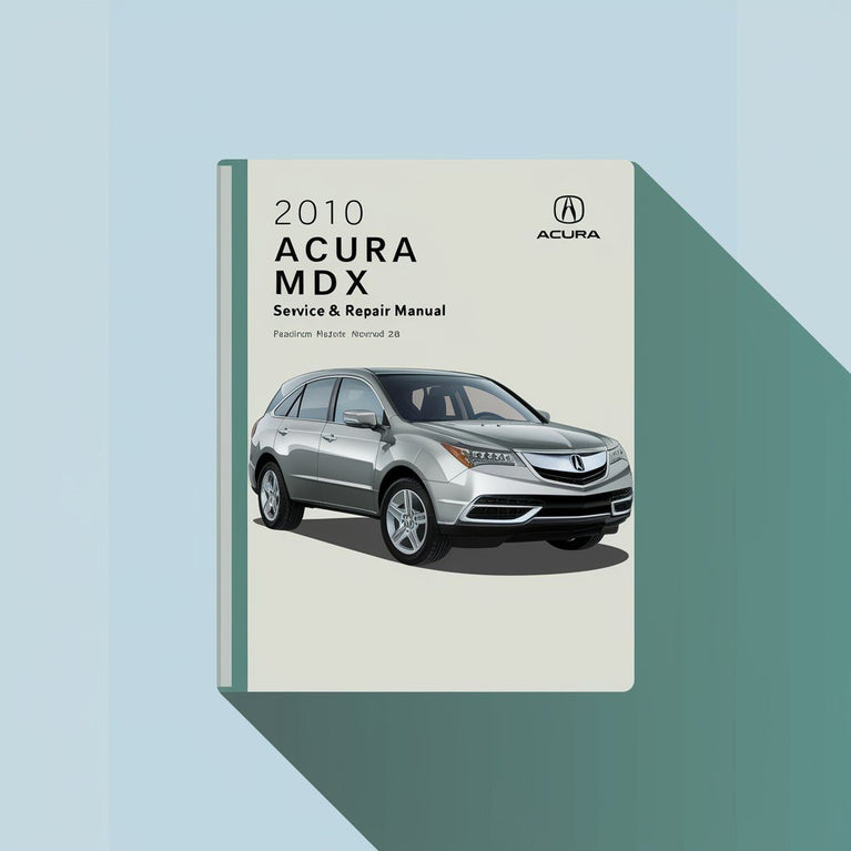 Manual de servicio y reparación del Acura MDX 2010