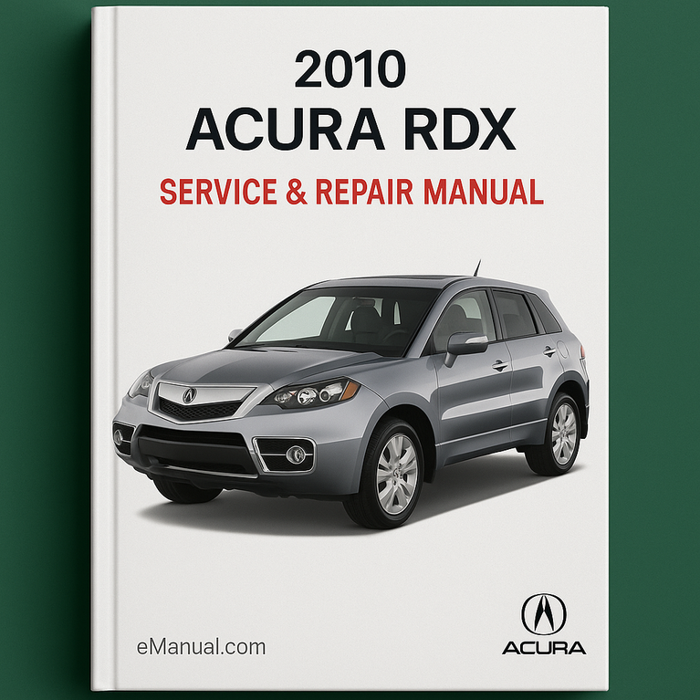 Manual de servicio y reparación del Acura RDX 2010