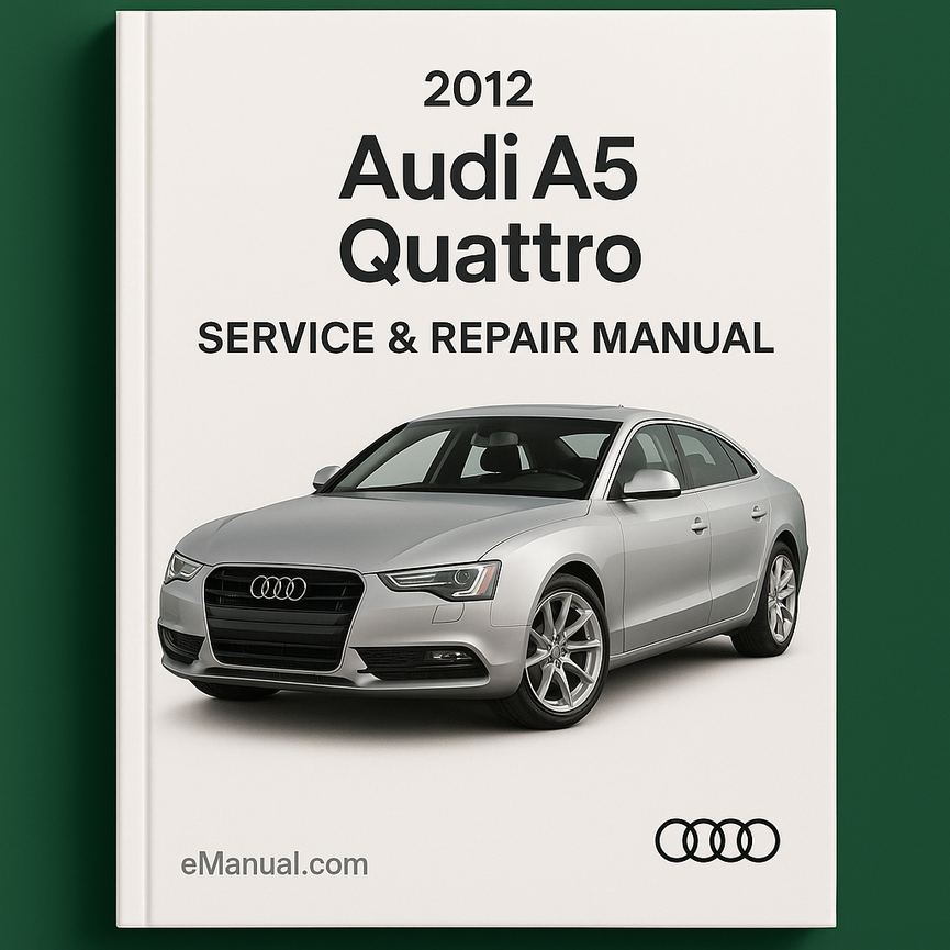 2012 Audi A5 Quattro Service & Repair Manual