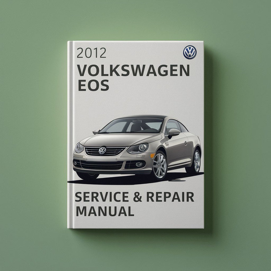 2012 Volkswagen Eos Service & Repair Manual