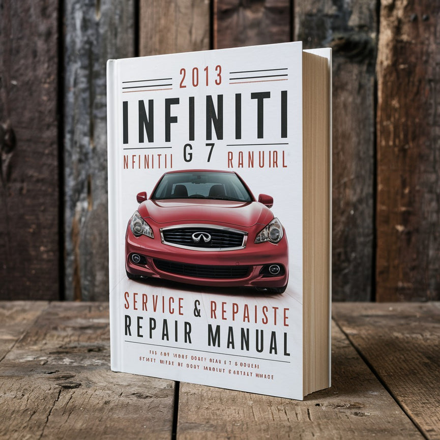 Manual de servicio y reparación del Infiniti G37 2013