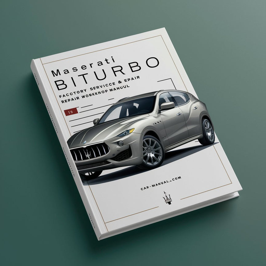 Maserati Biturbo Werkswartungs- und Reparaturwerkstatthandbuch