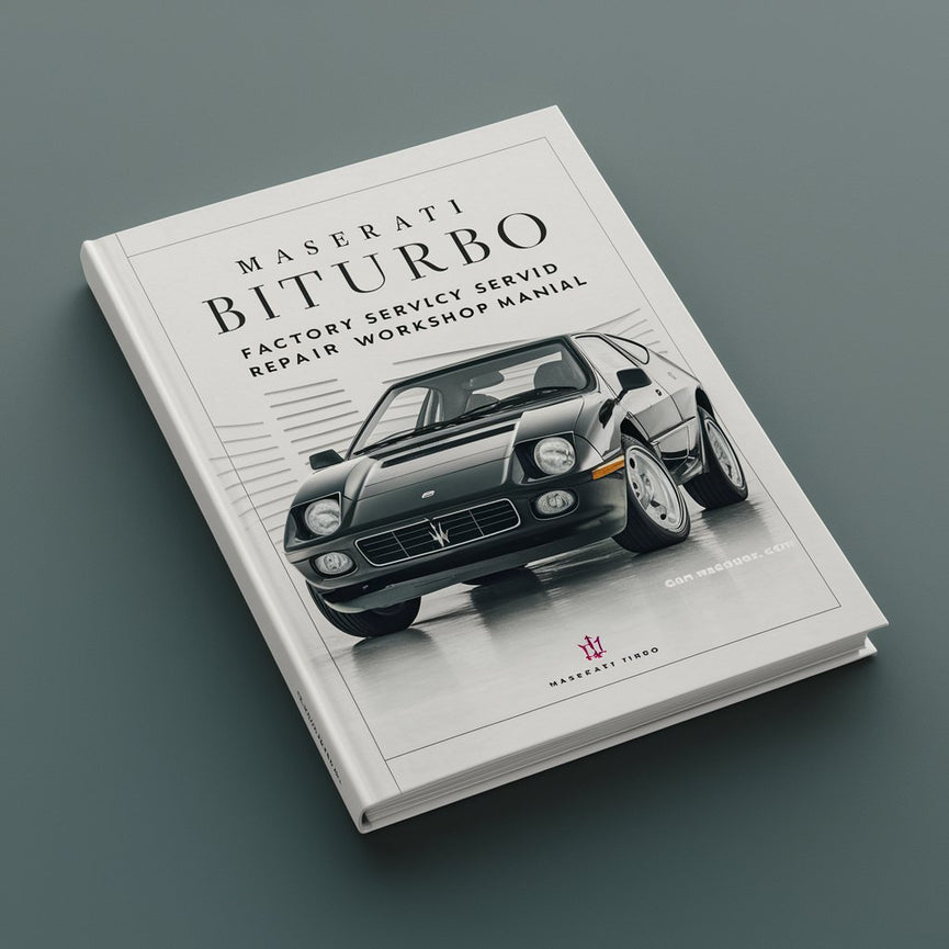 Manual de taller y reparación de fábrica de Maserati Biturbo 1987-1993