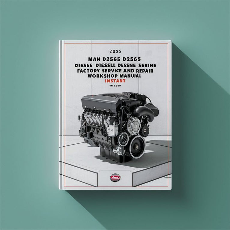 Man D2565 D2566 D2866 Series Diesel Engine Factory Service and Repair Workshop Manual Instant PDF