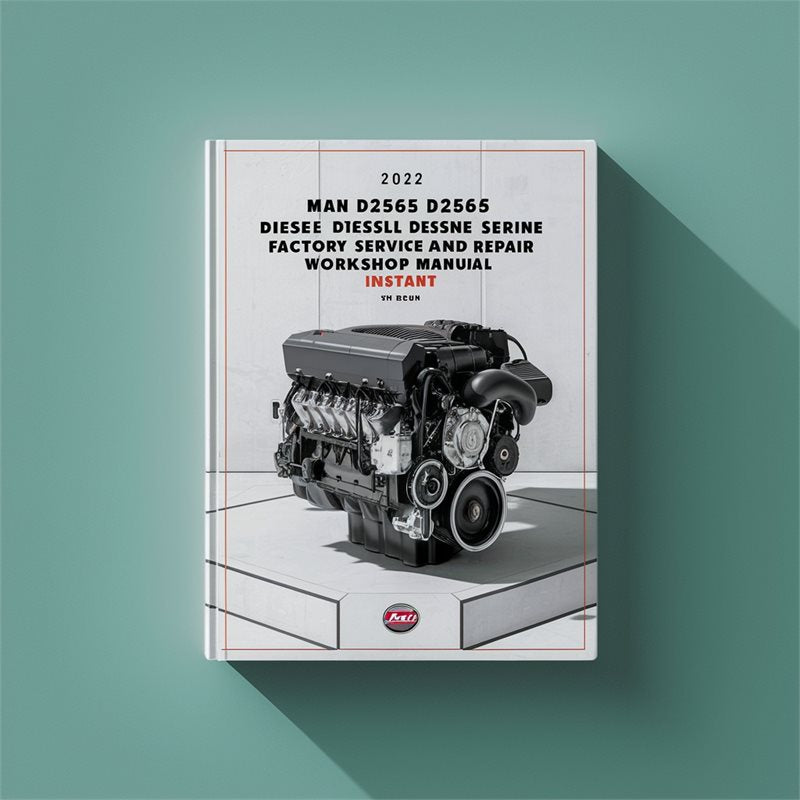 Man D2565 D2566 D2866 Series Diesel Engine Factory Service and Repair Workshop Manual Instant PDF