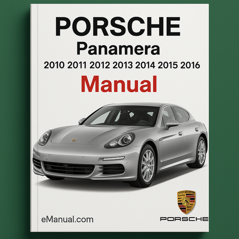 Porsche Panamera 2010 2011 2012 2013 2014 2015 2016 Manual