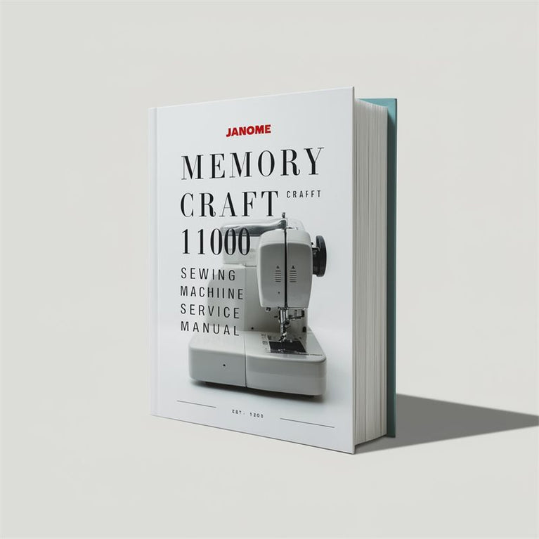 Janome Memory Craft 11000 Sewing Machine Service Manual PDF