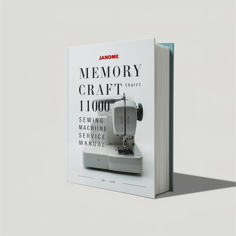 Janome Memory Craft 11000 Sewing Machine Service Manual PDF