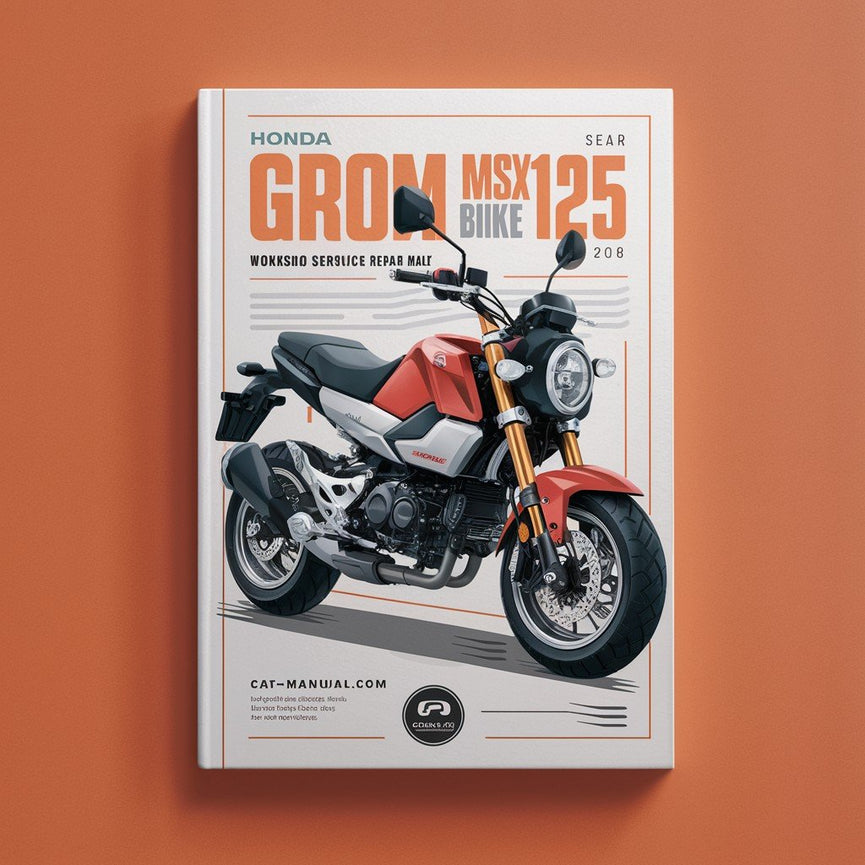 Manual de reparación y servicio de taller de la motocicleta HONDA GROM MSX125