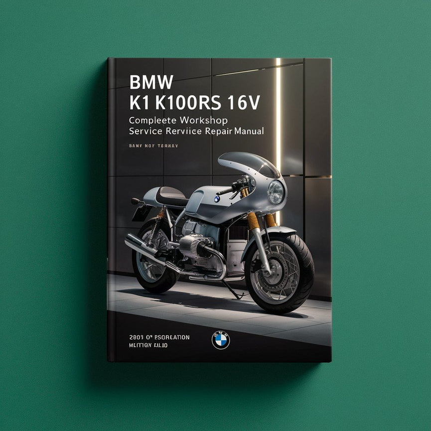 Manual completo de reparación y servicio de taller de motocicletas BMW K1 K100RS 16v