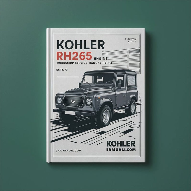Kohler RH Series RH265 Engine Service Repair Workshop Manual PDF