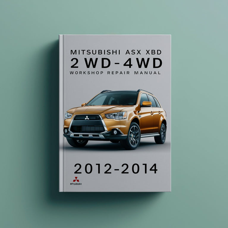 Mitsubushi ASX XB 2WD 4WD 2012-2014 Werkstatt-Reparaturhandbuch