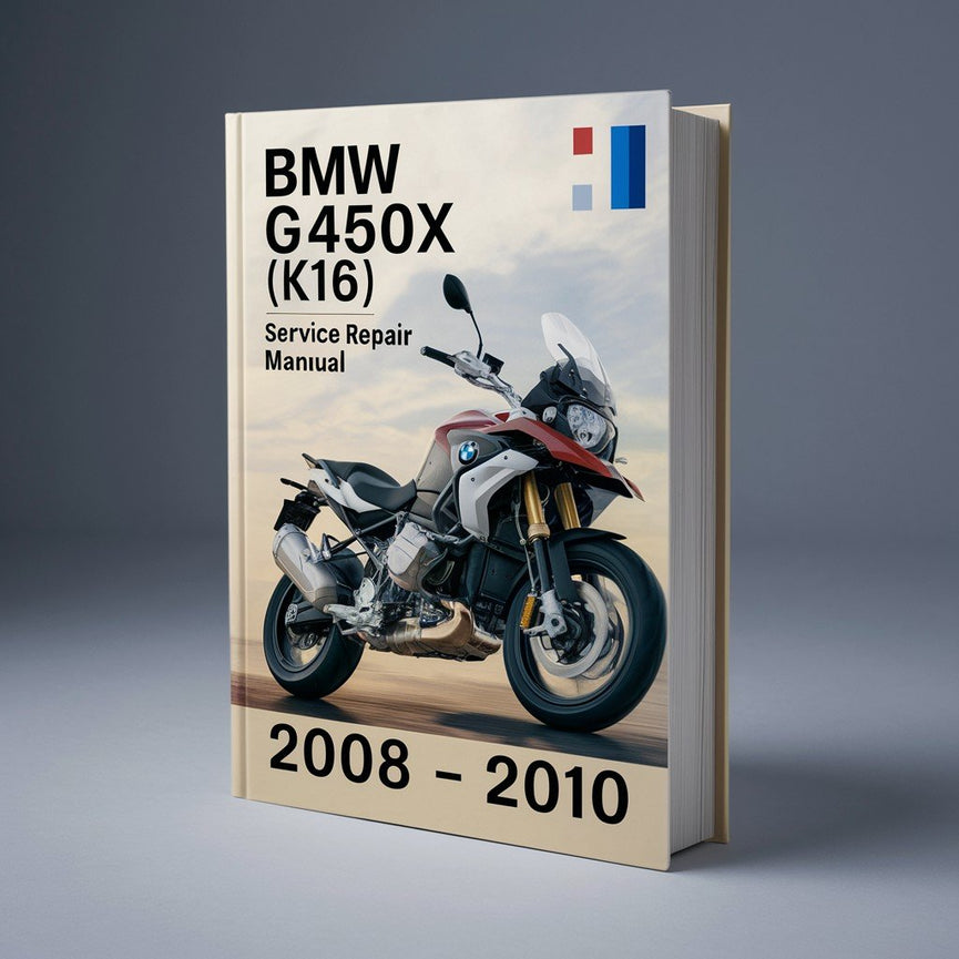 Manual de servicio y reparación de BMW G450X (K16) 2008-2010