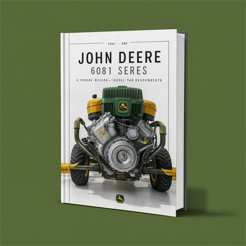 JOHN DEERE 6081 Series DIESEL Engine Workshop Repair Manual PDF