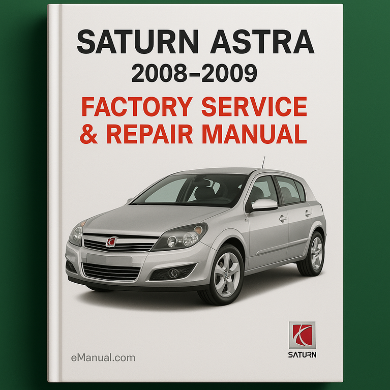 Saturn Astra 2008 2009 Werksservice-Reparaturhandbuch