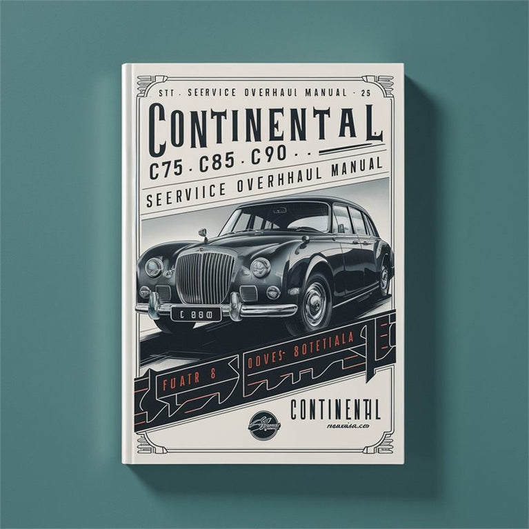 Continental C75 C85 C90 O 200 Models O-200 Service Repair Workshop Manual PDF