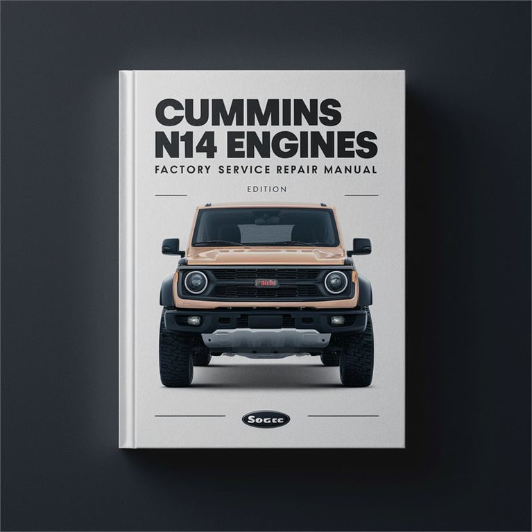 Cummins N Series N14 Engines Service Repair Workshop Manual PDF