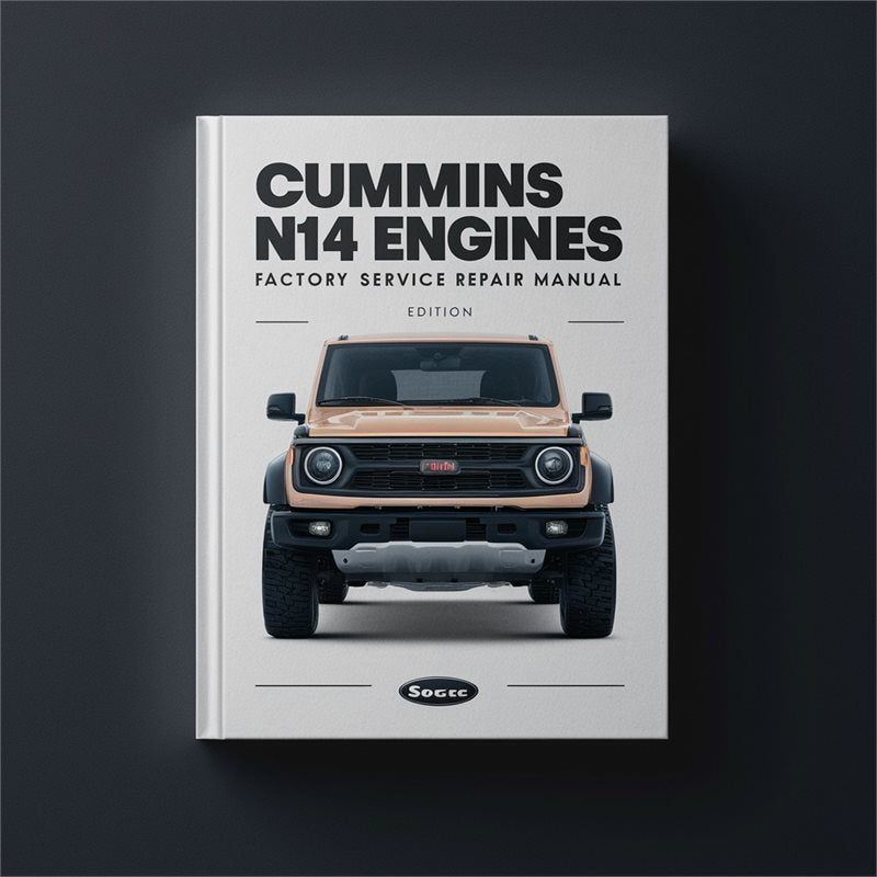 Cummins N Series N14 Engines Service Repair Workshop Manual PDF