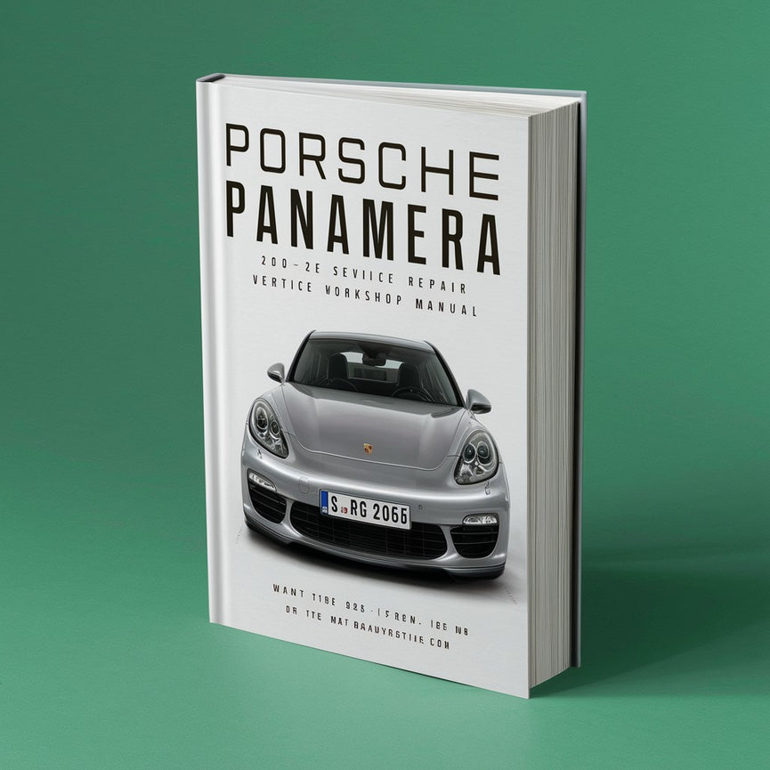 Manual de servicio y reparación del Porsche Panamera 2011 2012 2013 2014 2015