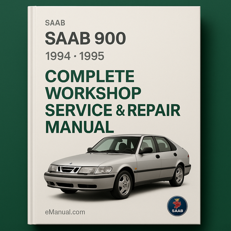 Saab 900 Complete Workshop Service Repair Manual 1994 1995