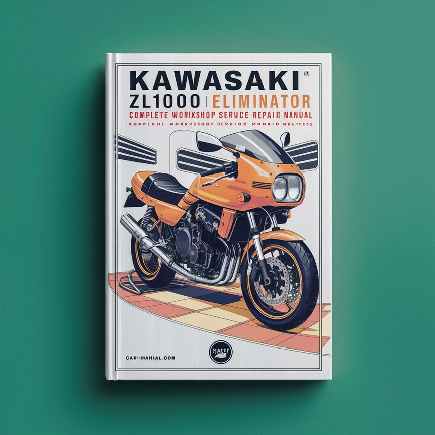 Manual de reparación y servicio de taller completo de Kawasaki ZL900 ZL1000 Eliminator 1985 1986 1987