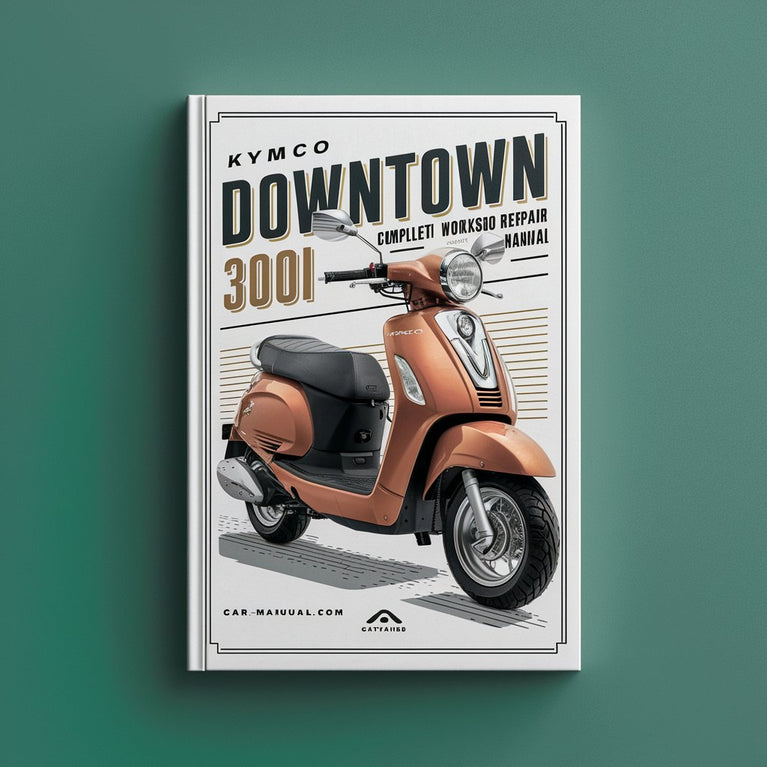 Kymco Downtown 300i Scooter Komplette Werkstatt-Service-Reparaturanleitung